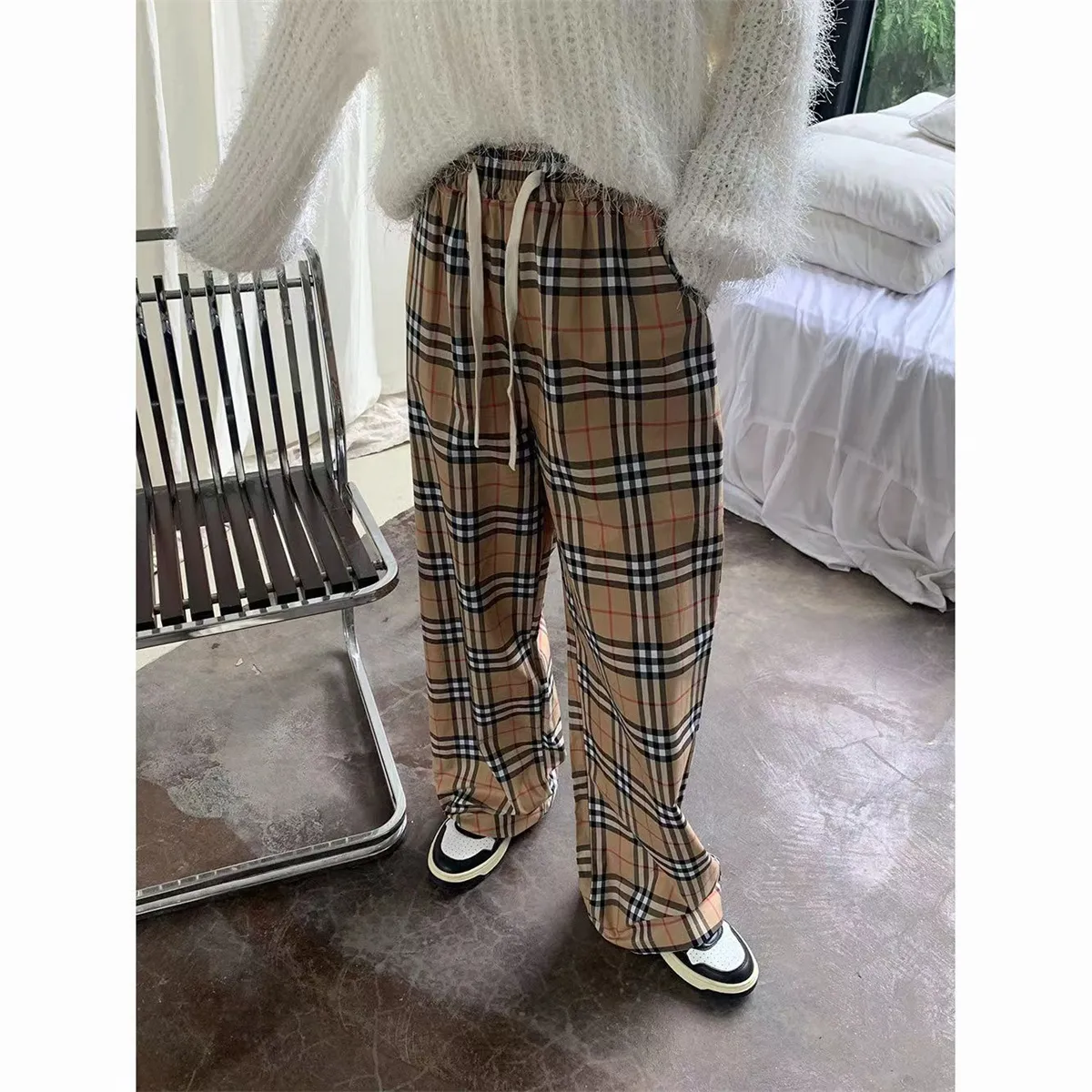 Pantalones de diseño para hombres Impresión clásica para hombres casuales Mujeres Joggers Pant Moda Hip Hop Cintura de elástica Pantalones Vintage Leggings de cintura alta vintage