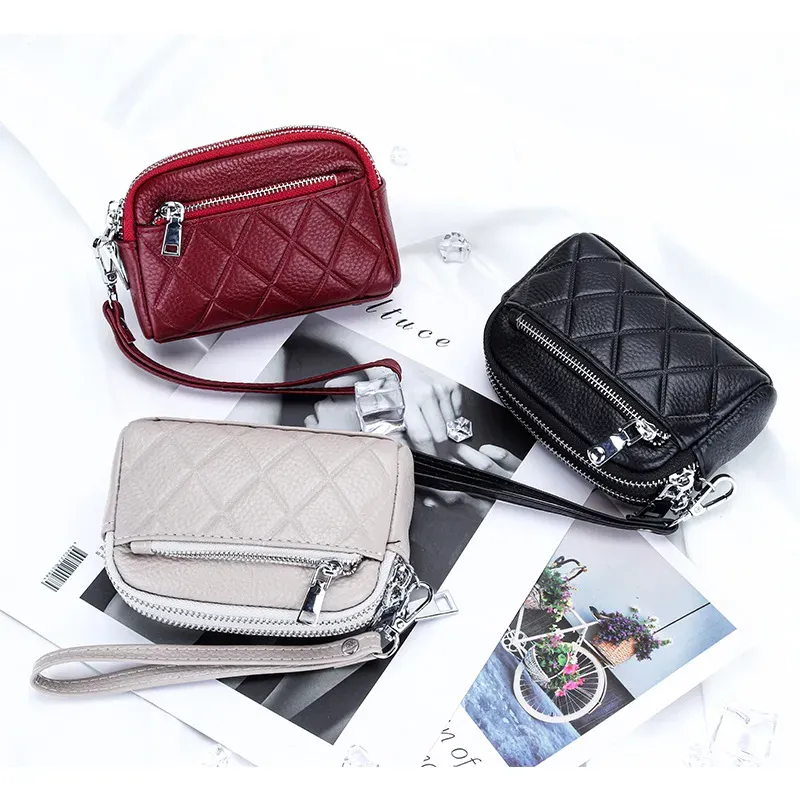 Fashion Coin ID Short Wallet Color Matching Solid Color Women Zipper Purse  Multiple Card Slots Clutch Bag Women Wallets Leather Wallet Chains for Men  Grandson Wallet from Grandparents Ridge Wallets 