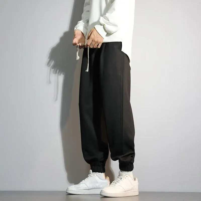 Pantalons pour hommes printemps été solide sport décontracté pour hommes pantalons de mode coréenne streetwear baggy pantalons de survêtement gym jogger hombre pantalonses