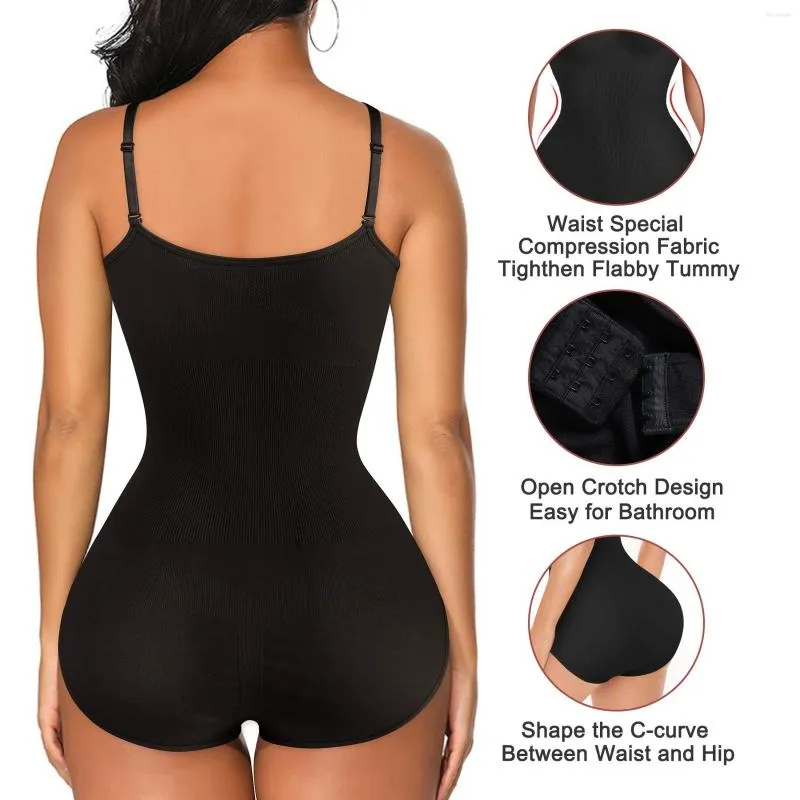Womens V Neck Compression Bodysuit With Open Crotch And Slimming Bodysuit  Waist Trainer Shapewear From Damangguo, $12.51