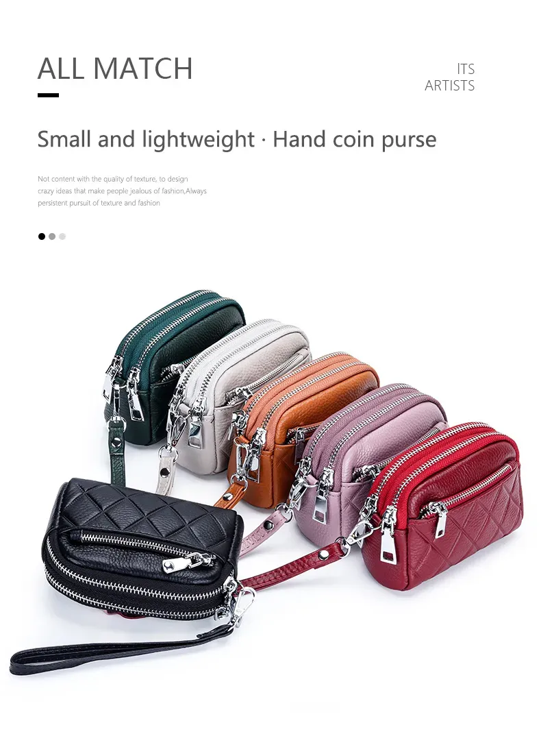 Women's Wallet Zipper Hasp Cute Wallet Small Leather Coin Purse Female  Fashion Card Holder Bifold Money Bag Wallets for Women - AliExpress