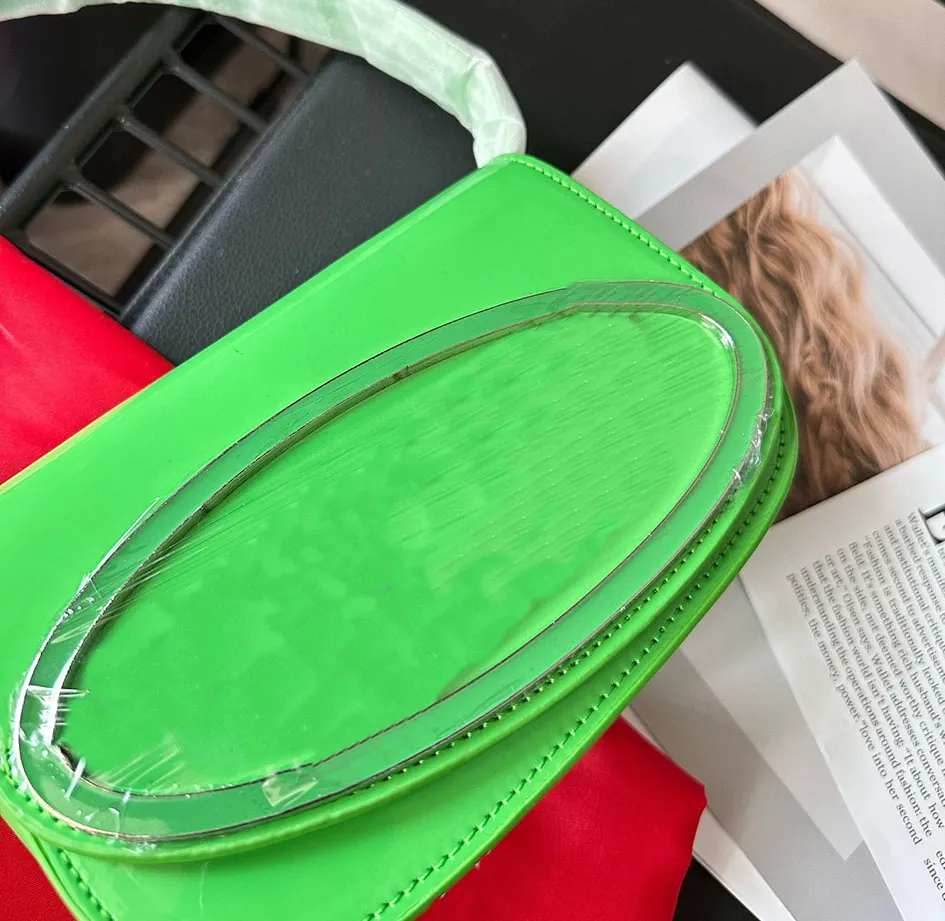 Designer Genuine Leather D Bag With Mirror Silver Strap Bag And