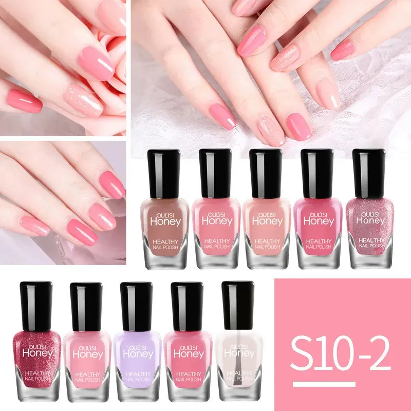 Vernis à ongles 5ML * 10 ensemble de vernis à ongles Halal perméable à l'eau végétalien pour musulman 230928