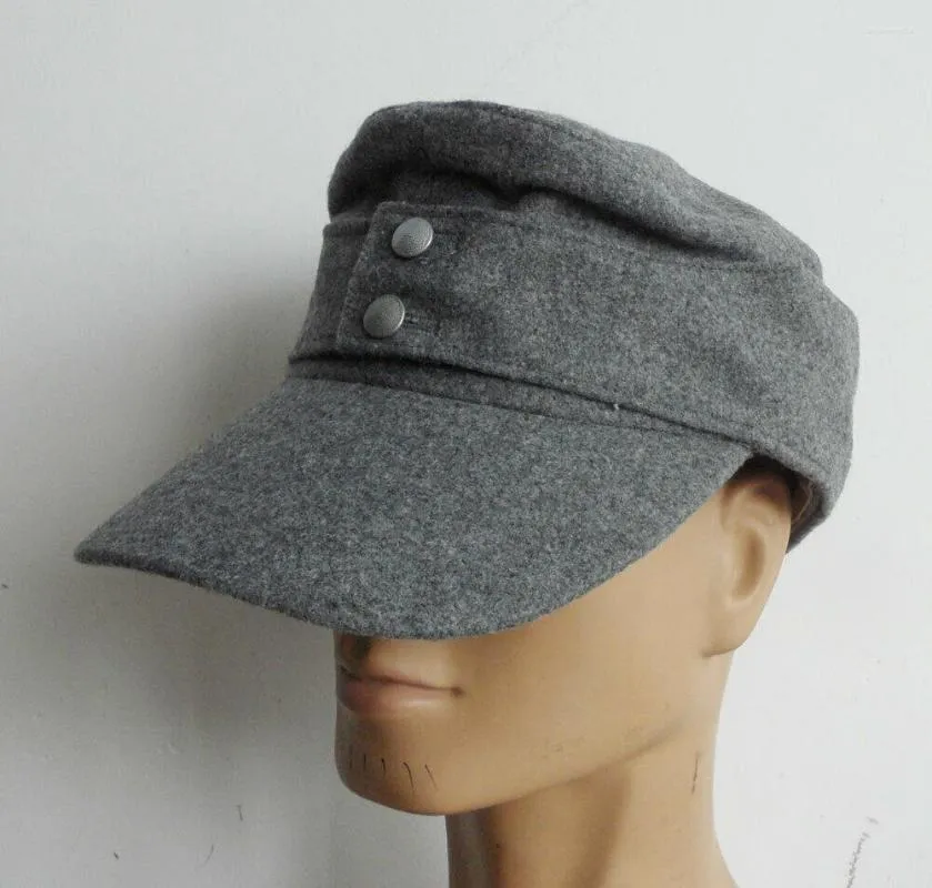 Bérets allemand M43 Field Wool Cap Hat Gris EM Enlisted TAILLE M L XL