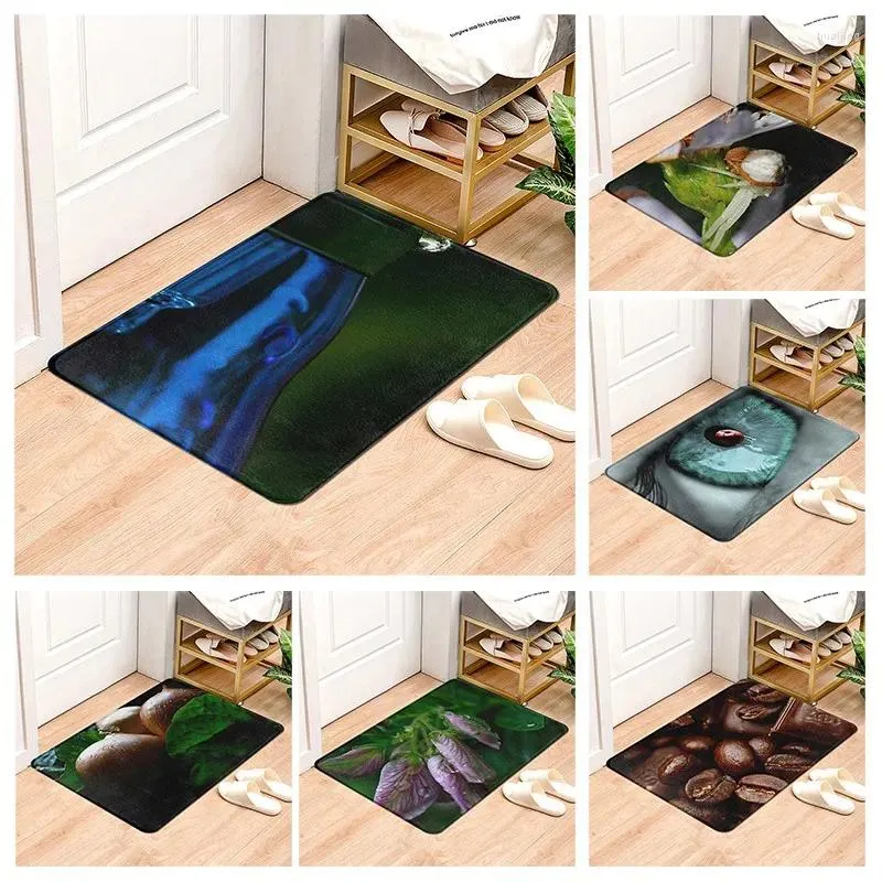 Tapis Tapis sombre Salle de bain Douche Absorbant Pied Porte Cuisine Chambre Baignoire Tapis peut être personnalisé