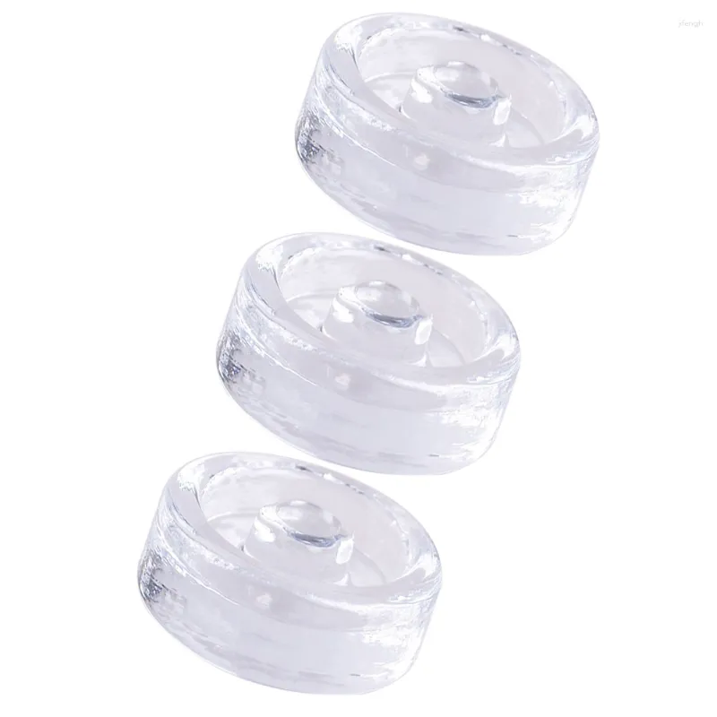 Storage Bottles 3Pcs Kitchen Fermentation Weights Pickle Bottle Glass Reusable Lids Jar