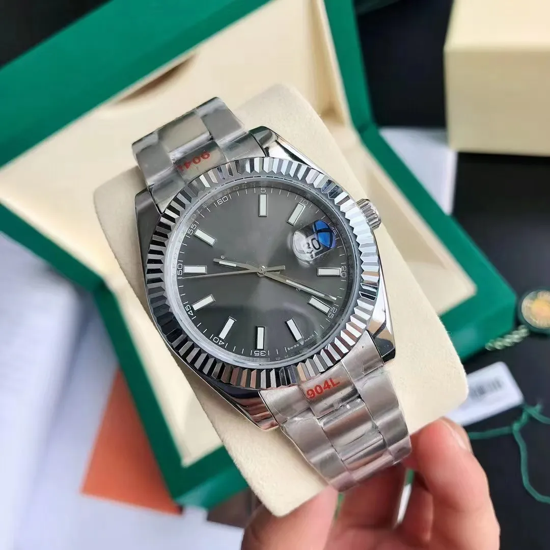 Con scatola originale Orologio di moda di lusso di alta qualità 41mm President Datejust 116334 Vetro zaffiro Asia 2813 Movimento meccanico automatico Orologi da uomo 73