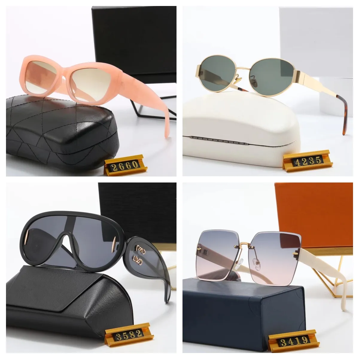 New Fashion Top Look Trendy Luxury Designer Sunglasses Fashion