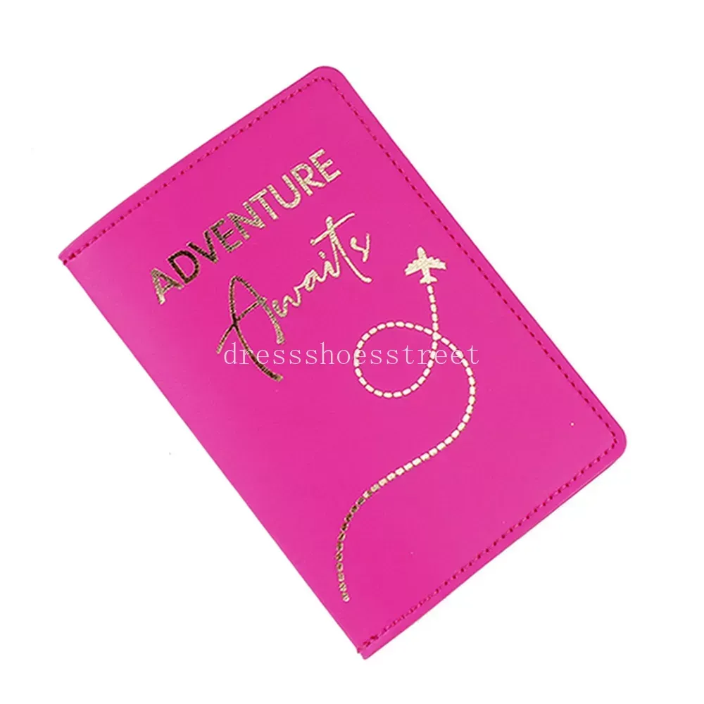 Custodie passaporto in pelle alla moda Pacchetto di protezione passaporto da viaggio portatile Borse documenti Porta passaporto Porta carte d'identità
