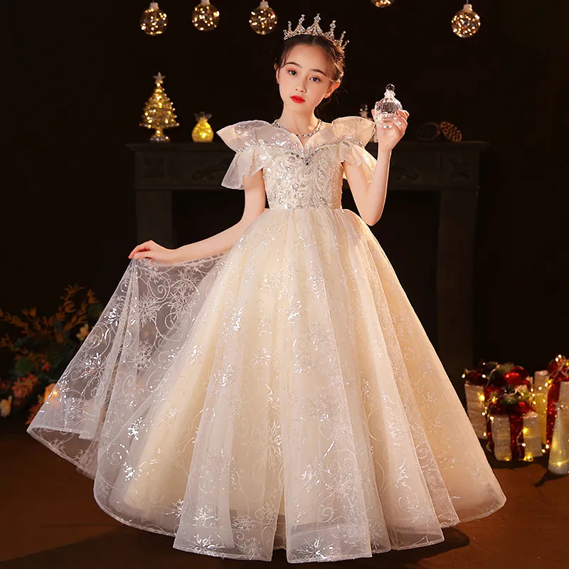 green emerald velvet dress Amazon.com: Flower Girl Sequin Lace Dress for Kids Wedding Bridesmaid  Pageant Party Formal Long Maxi Gown Big Little Princess First Communion  Birthday Prom Bowknot Tulle Dresses Champagne main image 0
