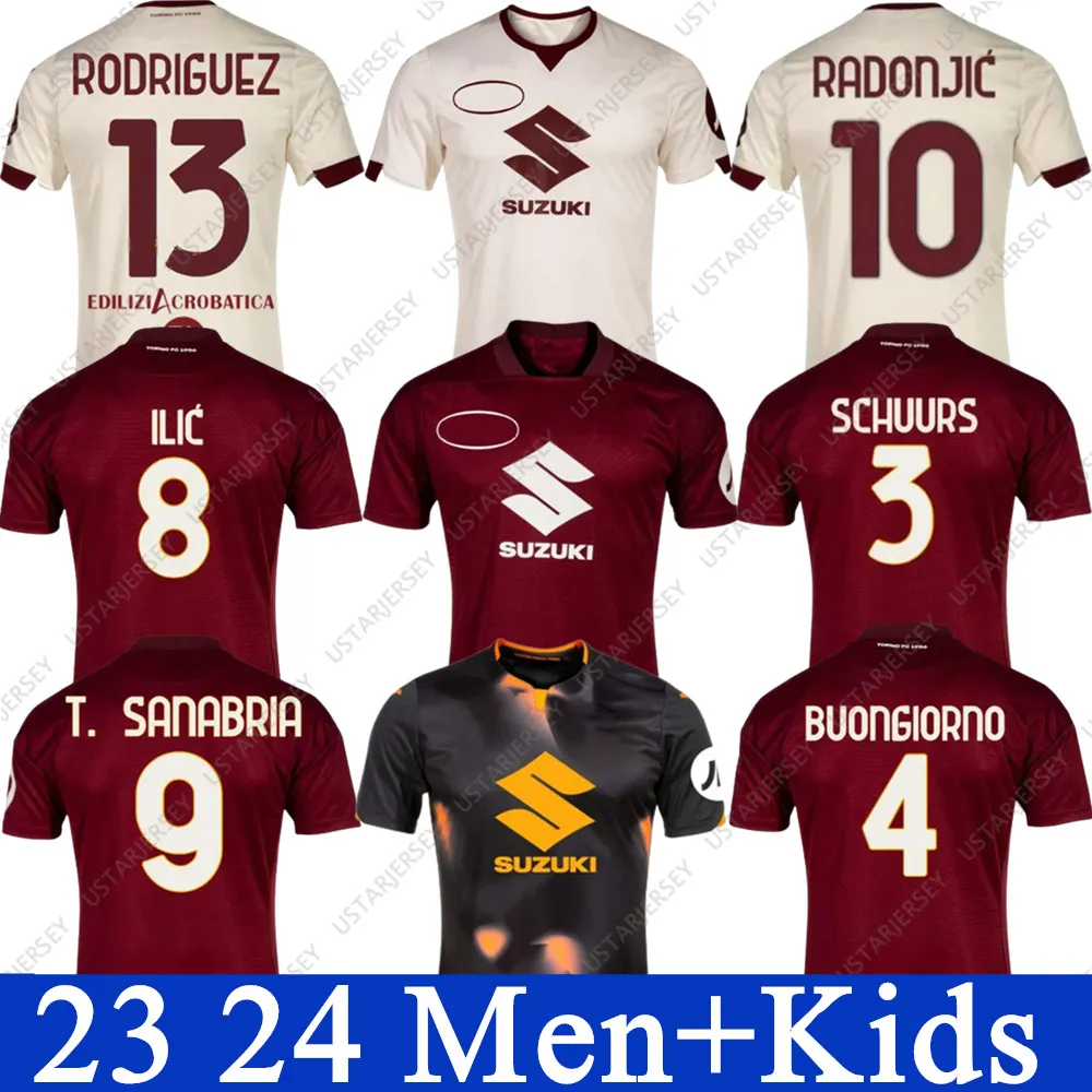 2023/2024 Torino Limited Edition Soccer Jerseys 23/24 Zaza T. Sanabria