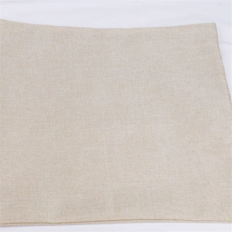 sublimation flaxen linen blank pillow case cover hot transfer printing blank pillow cases consumables 40*40CM factory price