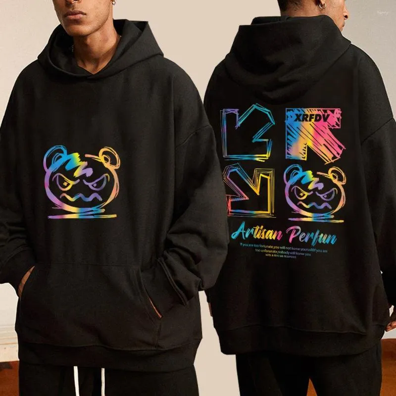 Heren Hoodies Hoge Kwaliteit Modemerk Shirt Sweatshirt Tops Vrouwen Doek Mannen Hoodie Fleece Koreaanse Cool Beer Print Voor