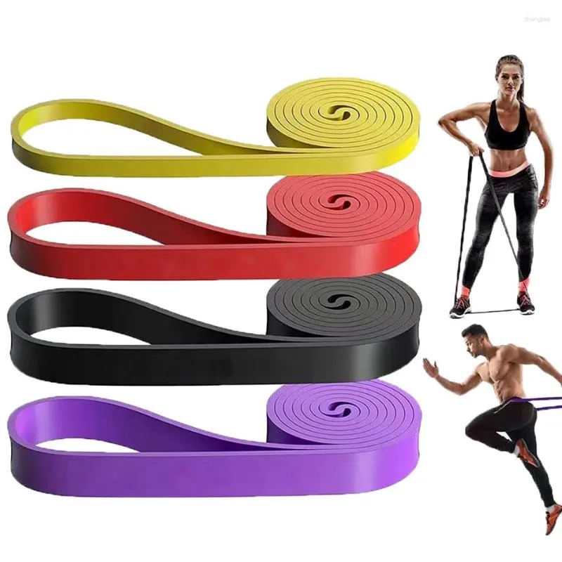 Bandas de resistência de borracha unissex ruber elástico ginásio exercício fitness loop treinamento expansor banda treino de força