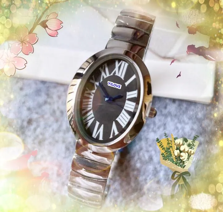 Top model feminino pequena senhora relógios de quartzo casual abelha forma oval tanque romano mostrador relógio presentes de aniversário ouro prata cor bonito relógio de pulso Orologio di Lusso