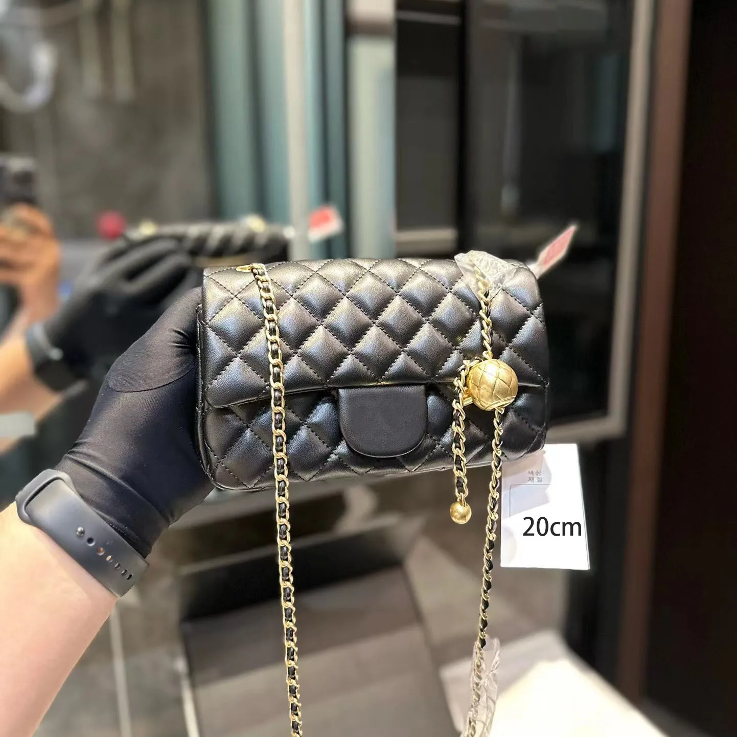 Designer Plaid Flap Gold Chain Shoulder Bag With CF Caviar Accents, Gold And Silver Chain, Double Letter Leather, Solid Color Buckle, Square Stripe, And Lady Messenger Style 5A Quality From Designerbag68, $115.4 | Designer Plaid Flap Gold Chain Shoulder Bag With CF Caviar Accents, Gold And Silver Chain, Double Letter Leather, Solid Color Buckle, Square Stripe, And Lady Messenger Style 5A Quality From Designerbag68, $115.4 |