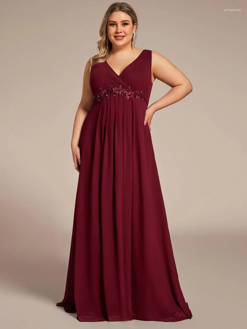 Plus Size Ruched A-Line Dress