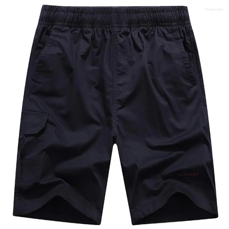 Shorts pour hommes 2023 Couleur solide d'été décontracté multicolores pantalons de survêtement coton vestiges de la longueur du genou pantalon court pantalon
