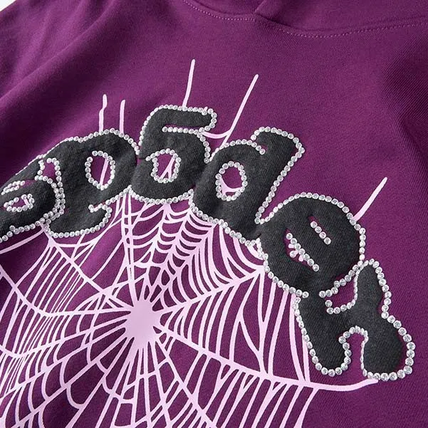 555555 Spider Hoodie Sp5der Worldwide Pink Young Thug Sweater Men's Woman  Nevermind Foam Print Pullover Clothing