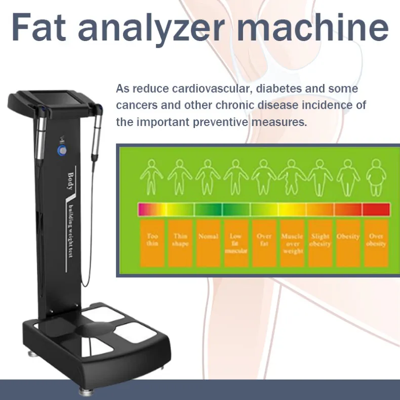Andere Schönheitsgeräte Digitaler Körperzusammensetzungsanalysator Fetttestmaschine Gesundheitsanalysegerät Bioimpedanz Fitness Gym390