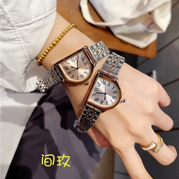 Fashion Brand Wrist Watches Women Girl Arabic Numerals Dial Style Steel Metal With Clock CA 117