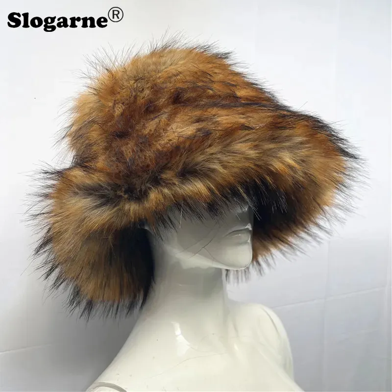 Cappelli a tesa larga Cappelli a secchiello Cappelli invernali a secchiello in pelliccia sintetica calda Cappellini da esterno per donna Berretto da pescatore in morbido pile Scaldaorecchie soffice Cappelli per le vacanze sugli sci Cappelli di pelliccia 230928