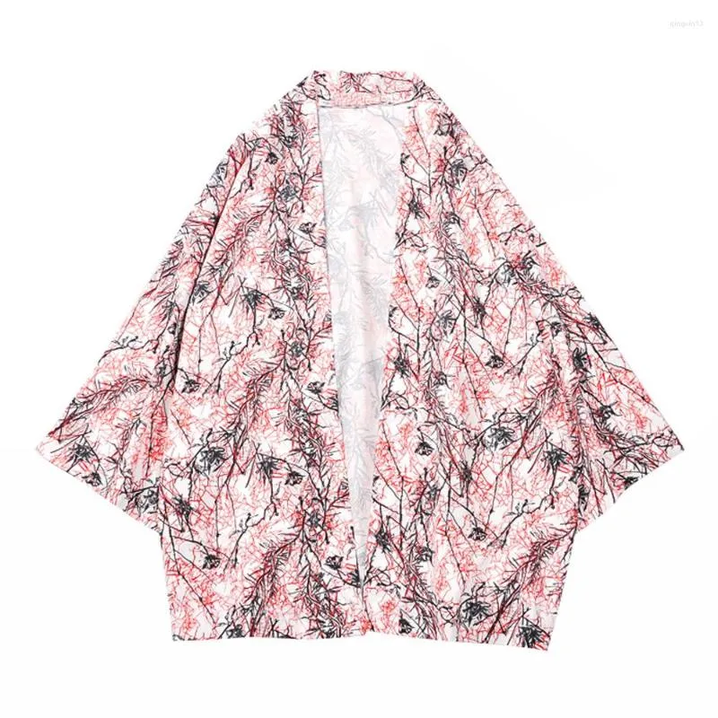 Abbigliamento etnico Donne giapponesi Kimono Cardigan Accappatoio Camicie Giacca Taoista Abito estivo Stile vintage Casual Casa Yukata Indumenti da notte