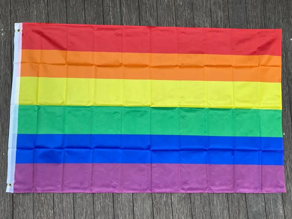 Flagnshow Drapeau Gay 90x150cm Rainbow Things Fierté Bisexuel