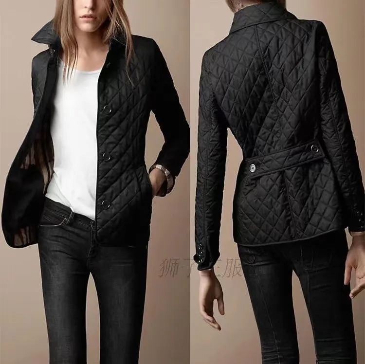 Jaquetas femininas Designer Jaquetas Inverno Outono Casaco moda algodão Slim Jacket Plug tamanho XXXXXXL