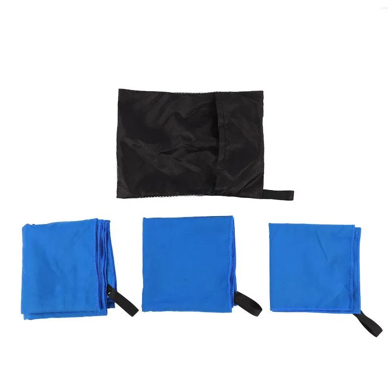 Sacs de rangement serviette de plage respirant doux Durable bleu séchage rapide léger voyage Sports pour l'extérieur