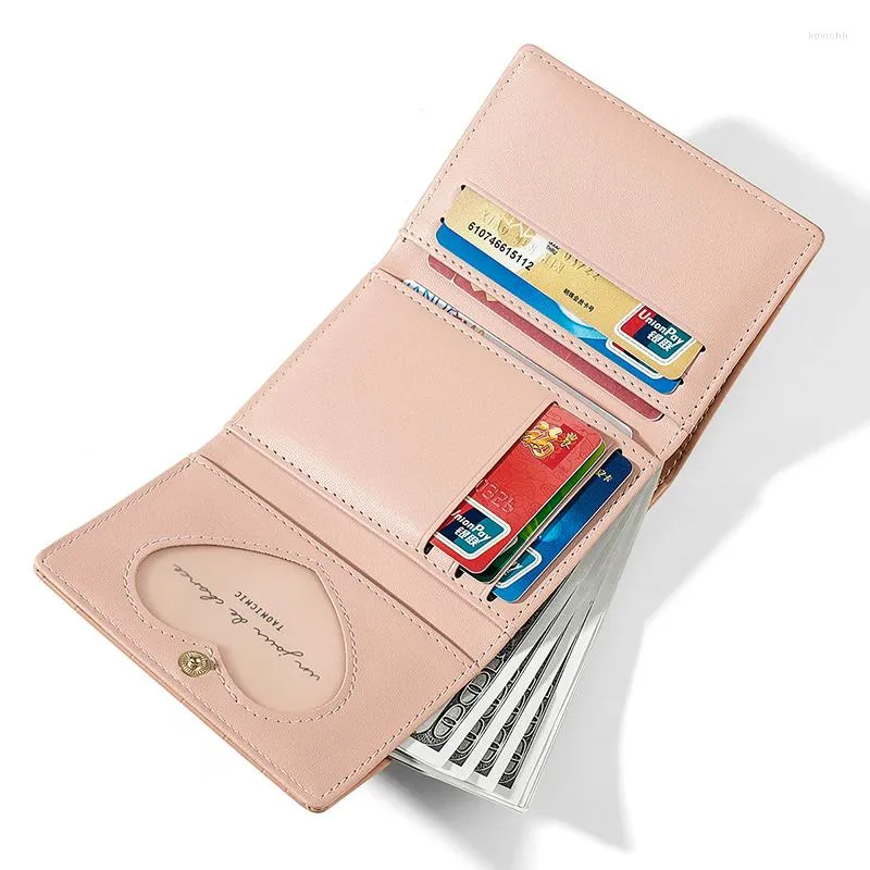 Lady Wallet Purse with Zippers Small and Light Simple and Elegant Design  for Female Shopping Dating Traveling Pink - Walmart.com