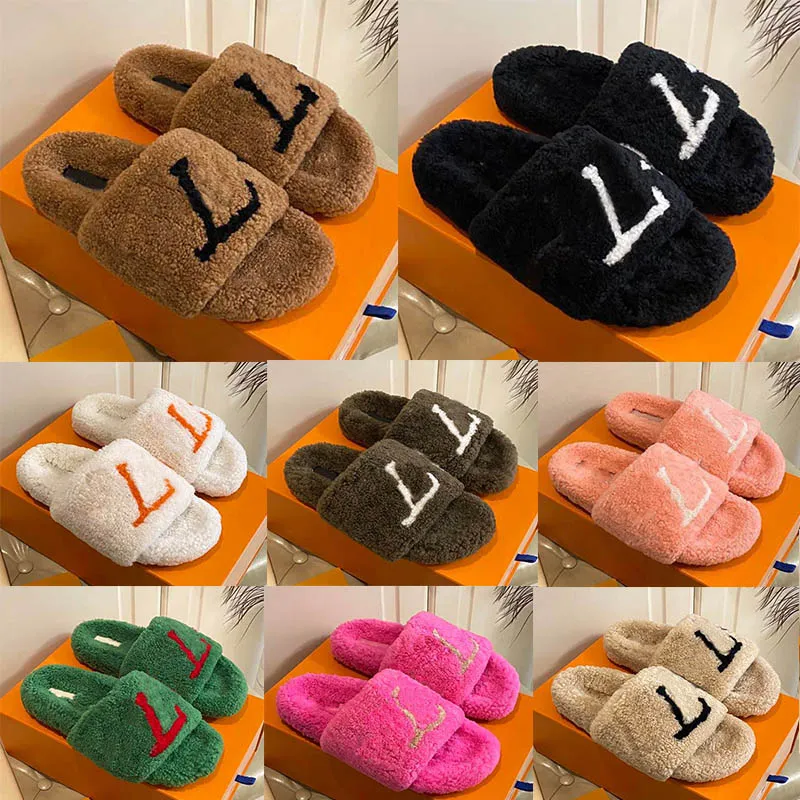 paseo comfort Indoor Furry Fluffy platform slippers designer slippers women slides womens slippers Furry Fluffy Wool rubber slippers house slippers fur slippers