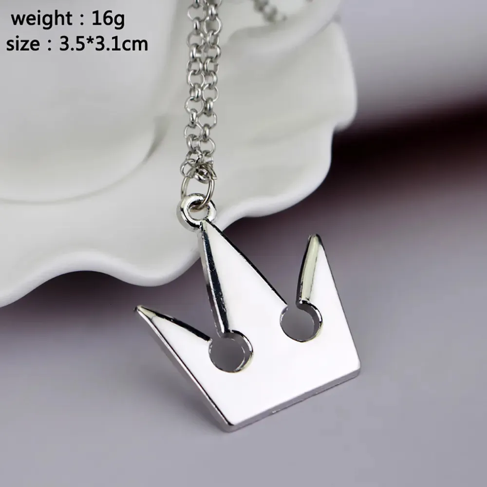 Kingdom Hearts Sora Keyblade Necklace Handmade Crown Choker