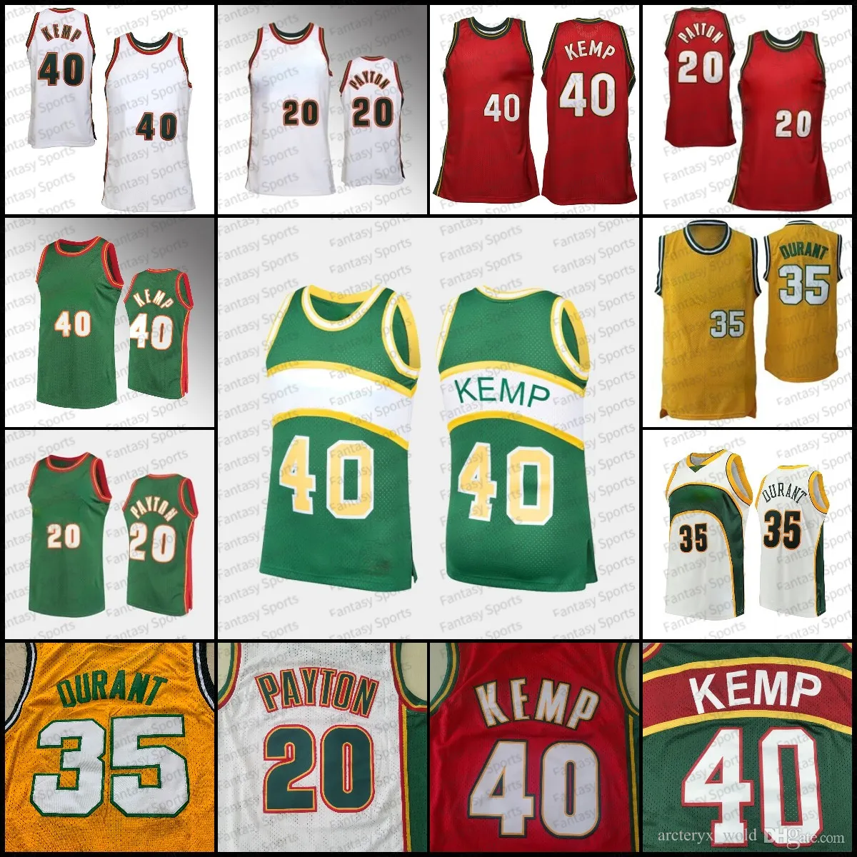 NBAセルティックスの34番レトロ刺繡ユニフォーム ケビンレトロ