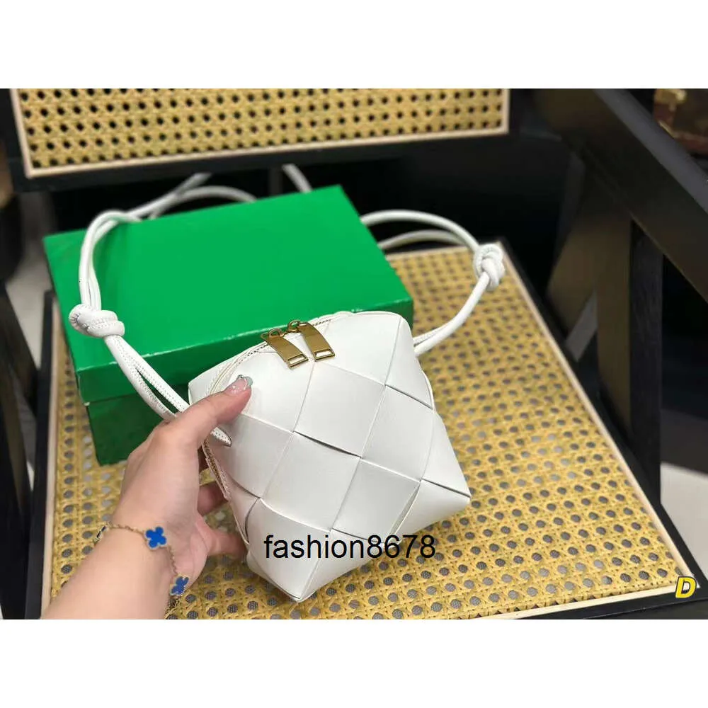 top crossbody geweven tas Portefeuilles Kalfsleren tas originele leren tas echt leer veelzijdige schoudertas luxe cassette crossbody tas ontwerp authentieke versie hi