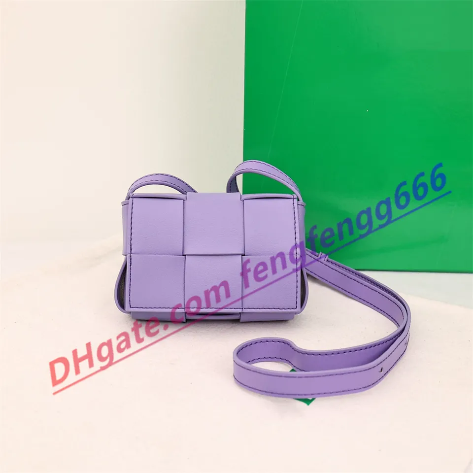 Toppmode kvinnors mäns kopplingspåsar handväska Cross Handbag Luxury Designer Women Mini Shopping Plånbok Case Card Shoulder Bag Pures