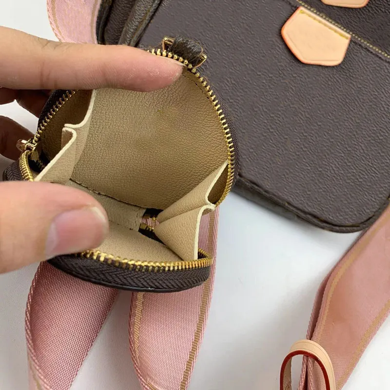 Bolsos de disenador Bolsos de hombro Codigo de cita Inside Fashion Wallet Mujer bolso de tres piezas Bolsa de tres piezas