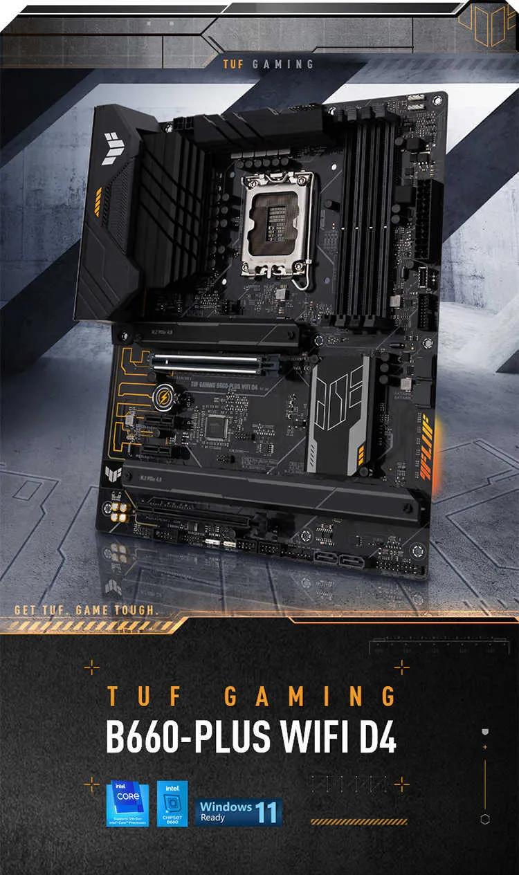 B660 PLUS WIFI D4マザーボード：第12世代Intel CPUの究極のゲーム