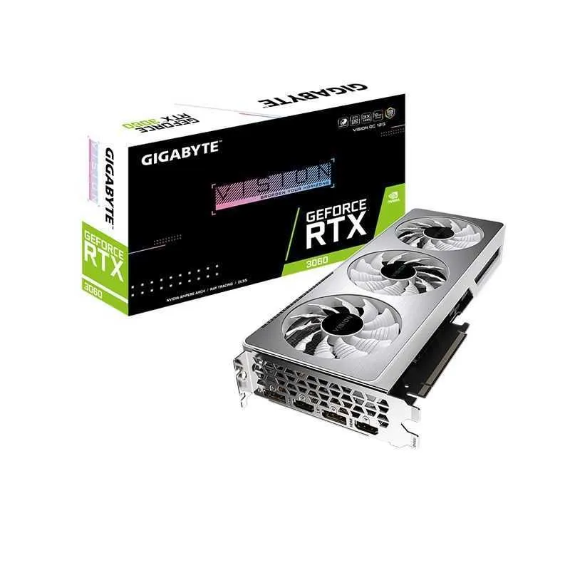 RTX 3060グラフィックカード、12GB GDDR6、OC 15000MHz、192ビット 