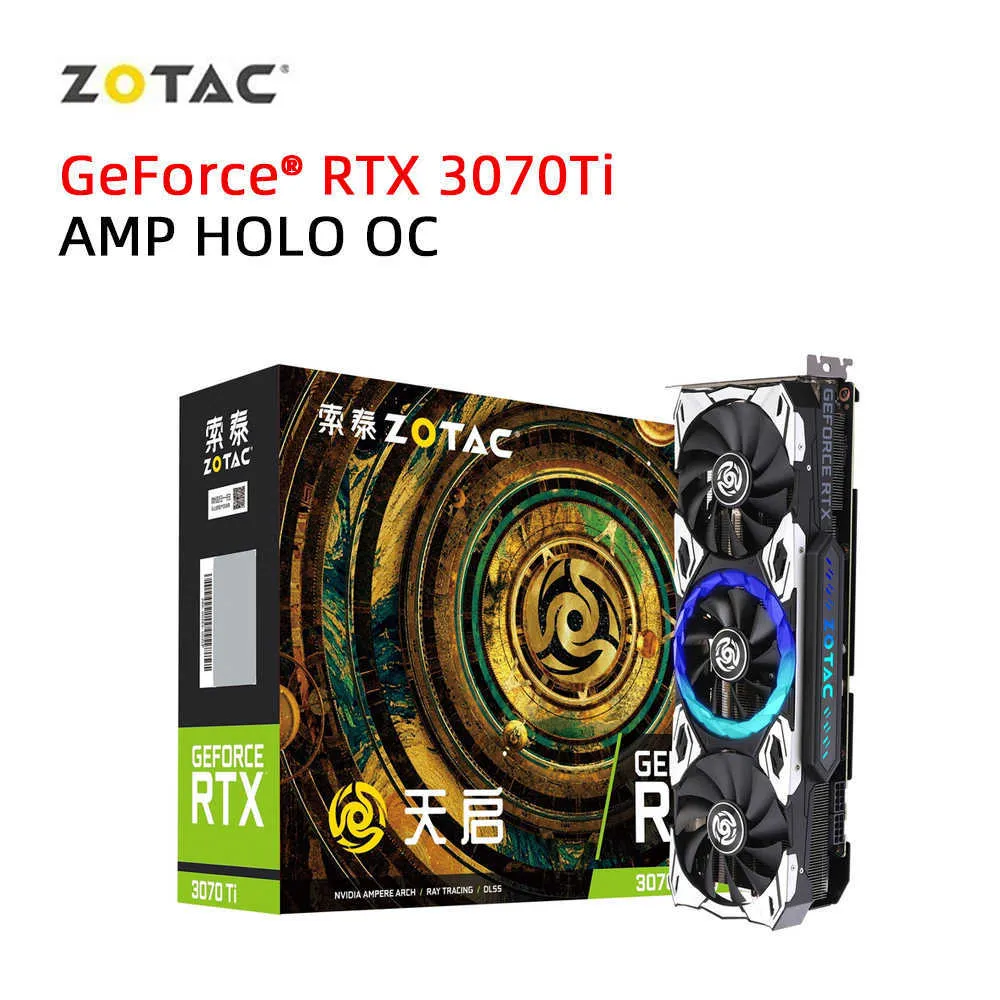 ZOTAC GDDR6X RTX 3070 TI nvidia graphics cards - 8GB, 8NM, 256Bit 