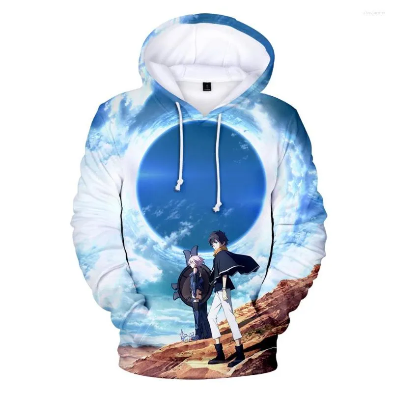 Erkek hoodies klasik anime kaderi büyük sipariş 3d baskı uzun kollu sweatshirtler erkekler/kadınlar moda harajuku hoodie oyun kazıkları