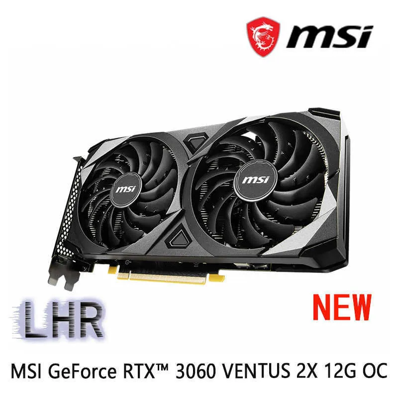 MSI GeForce RTX 3060 VENTUS 2X 12GB OC Graphics Card, 192