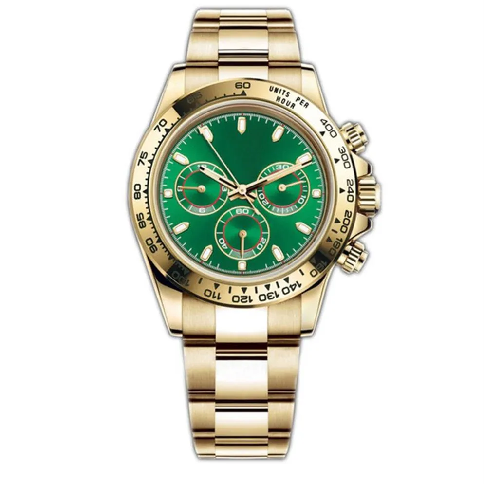 Reloj de lujo para hombre serie 116500LN reloj de pulsera mecánico automático 40mm bisel de cerámica reloj luminoso de acero inoxidable moda waterp259j