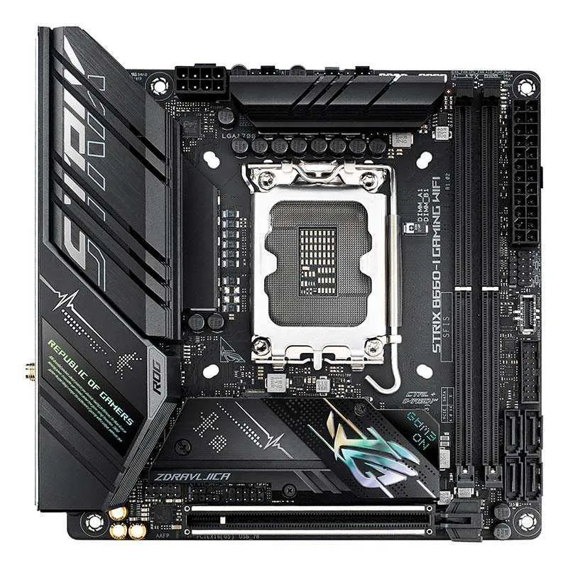 ASUS ROG STRIX B660-I GAMING WIFI Computer-Motherboard unterstützt DDR5 RAM CPU 12600KF/12700Intel B660/LGA 1700