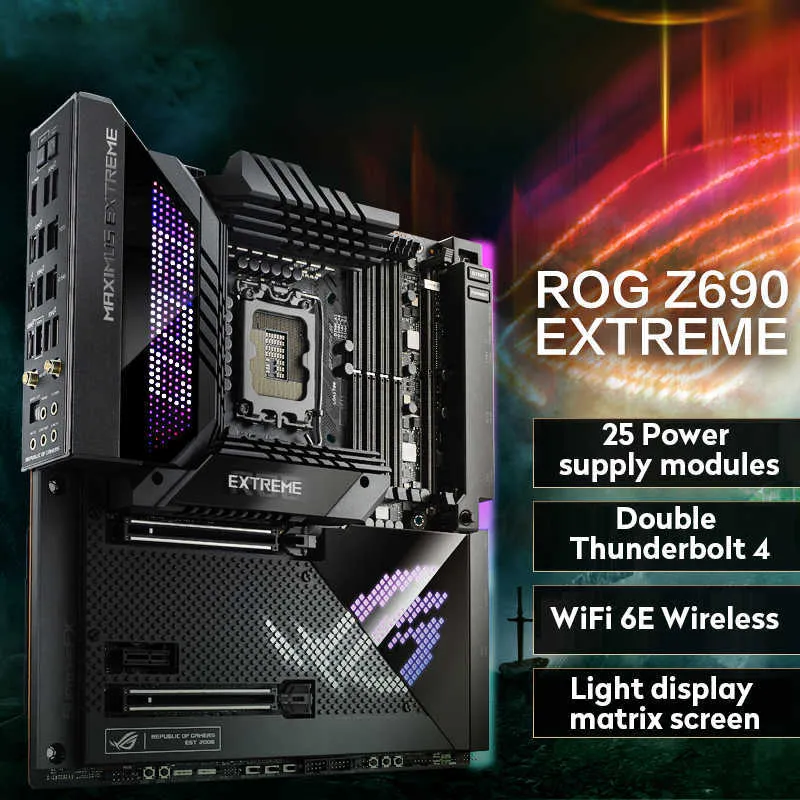 ASUS ROG MAXIMUS Z690 EXTREME Best Mini Itx Motherboard Supports DDR5