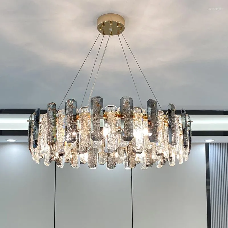Hängslampor modern lyxkristallkronkrona för vardagsrum hall mode hem mat sovrum lampa dekor kök lampor