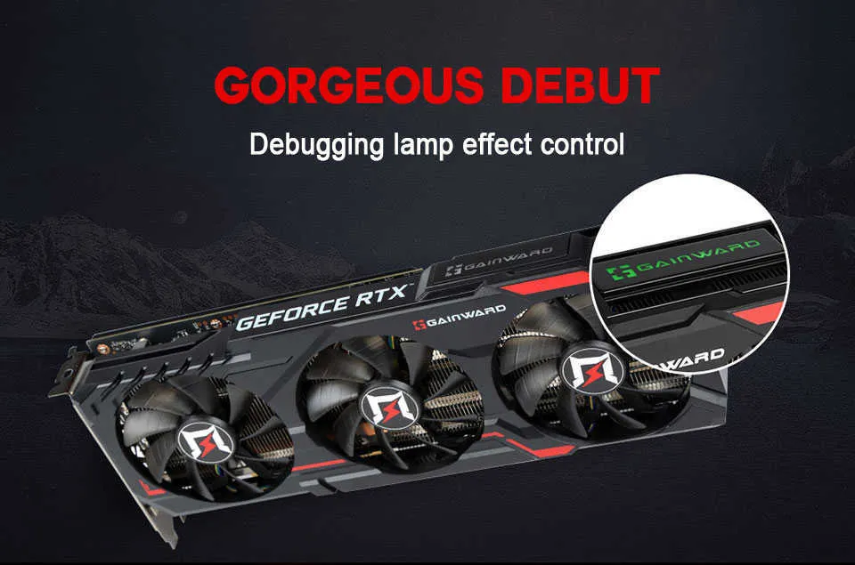 Gainward RTX 3060 Ti 8GB GDDR6 ゲーミング グラフィックス カード