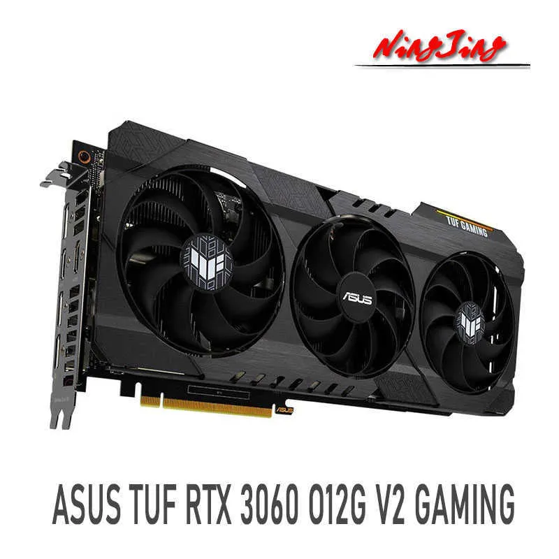 ASUS TUF RTX 3060 O12G V2 Gaming Video Card 12GB GPU Graphics Card 