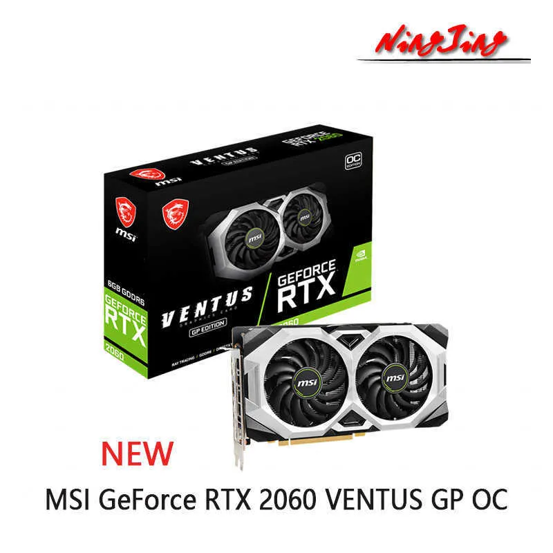 MSI GEFORCE RTX 2060 VENTUS GP OC YENİ 2060 GDDR6 6G 192 Bit Video