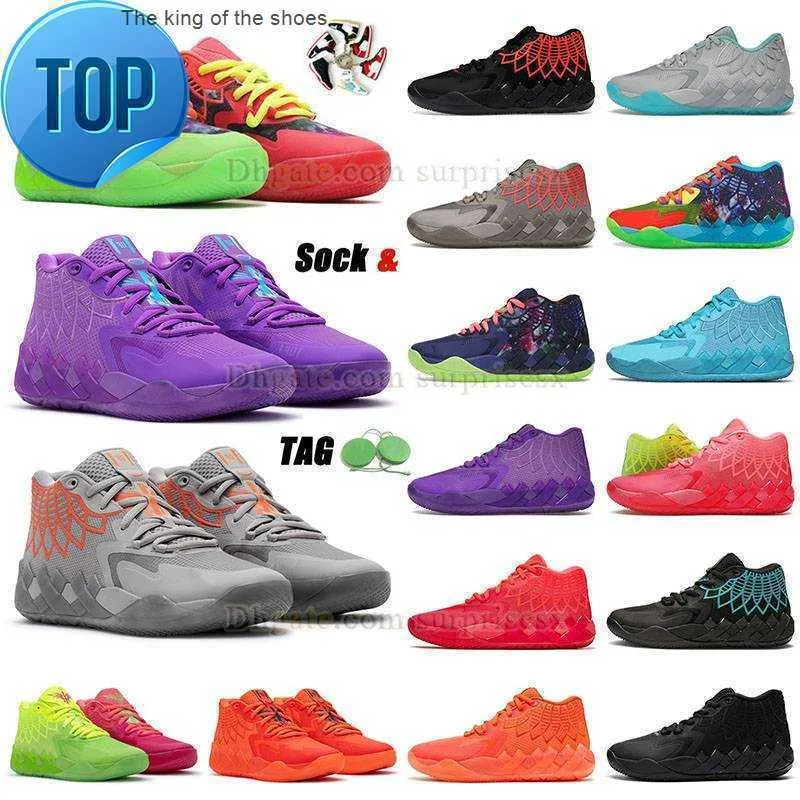 2023MB.012023 Top high qualityTOP Authentic OG LaMelo Ball MB.01 Basketball Shoes Pumps Men Rick and Morty Melo Lamelos Balls Mb1 MB01 Outdoor